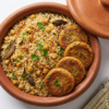 Channa Pulao With Four Shami Kabab